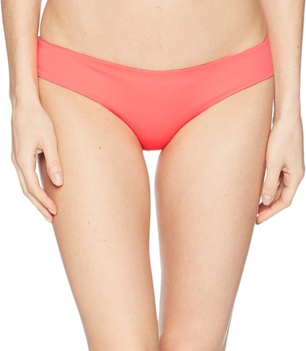 LSpace Women's LSolids Hipster Bikini Bottom Neon Pink SZ S